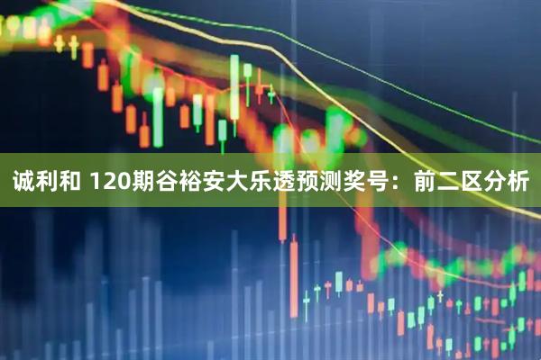 诚利和 120期谷裕安大乐透预测奖号：前二区分析